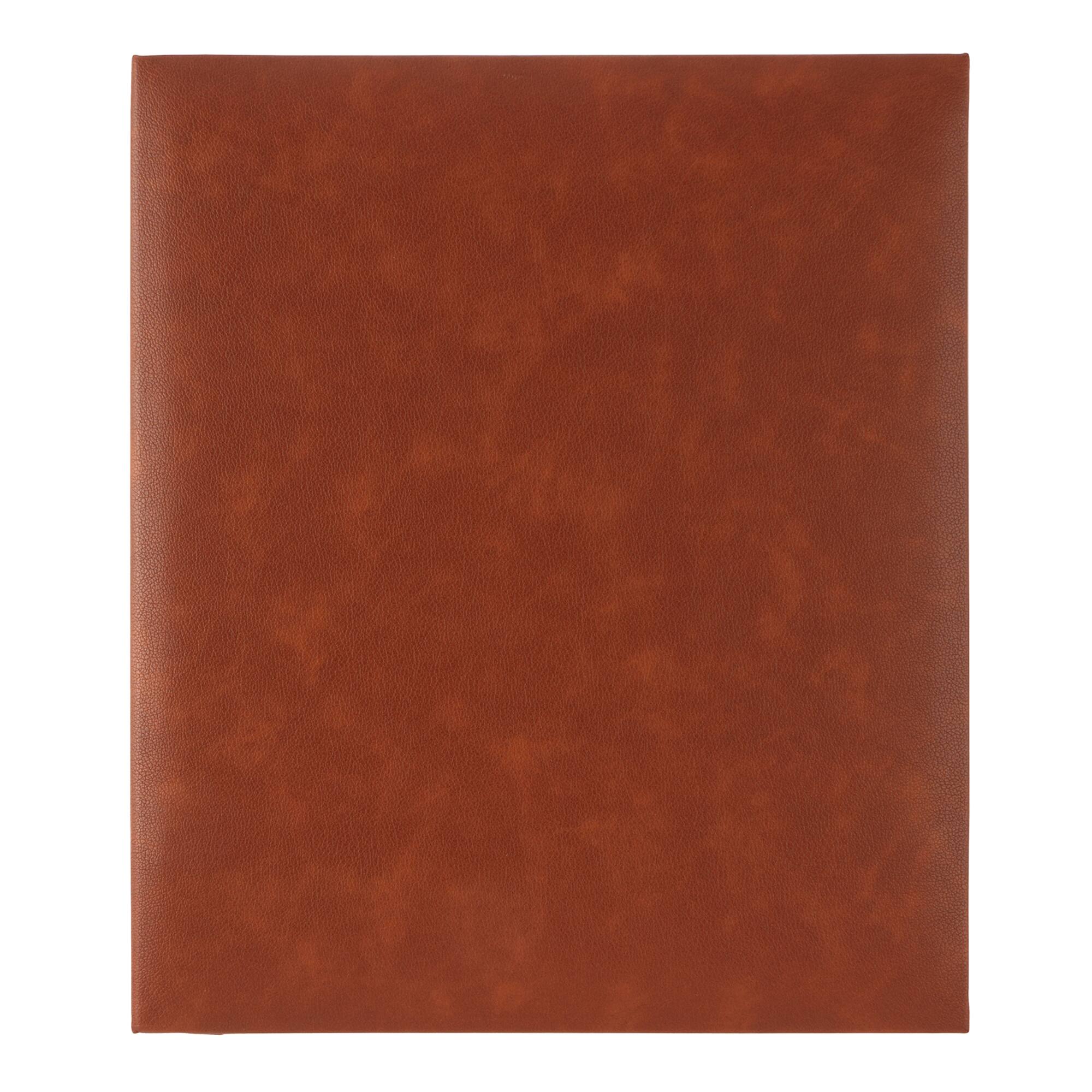 8.5" x 11" Faux Leather Scrapbook Album by Recollections